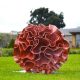 Ceramic sculpture - 'Synthesis' by Michelle Maher. Inspired by Fungi and Coral forms, it was sculpted in my own grogged paper clay body and high fired in an electric kiln to Cone 8. Seen here at Sculpture in Context 2017 at Oldbridge House, Co. Meath. www.ceramicforms.com